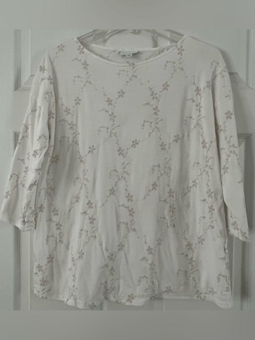 J. Jill Embroidered Tee